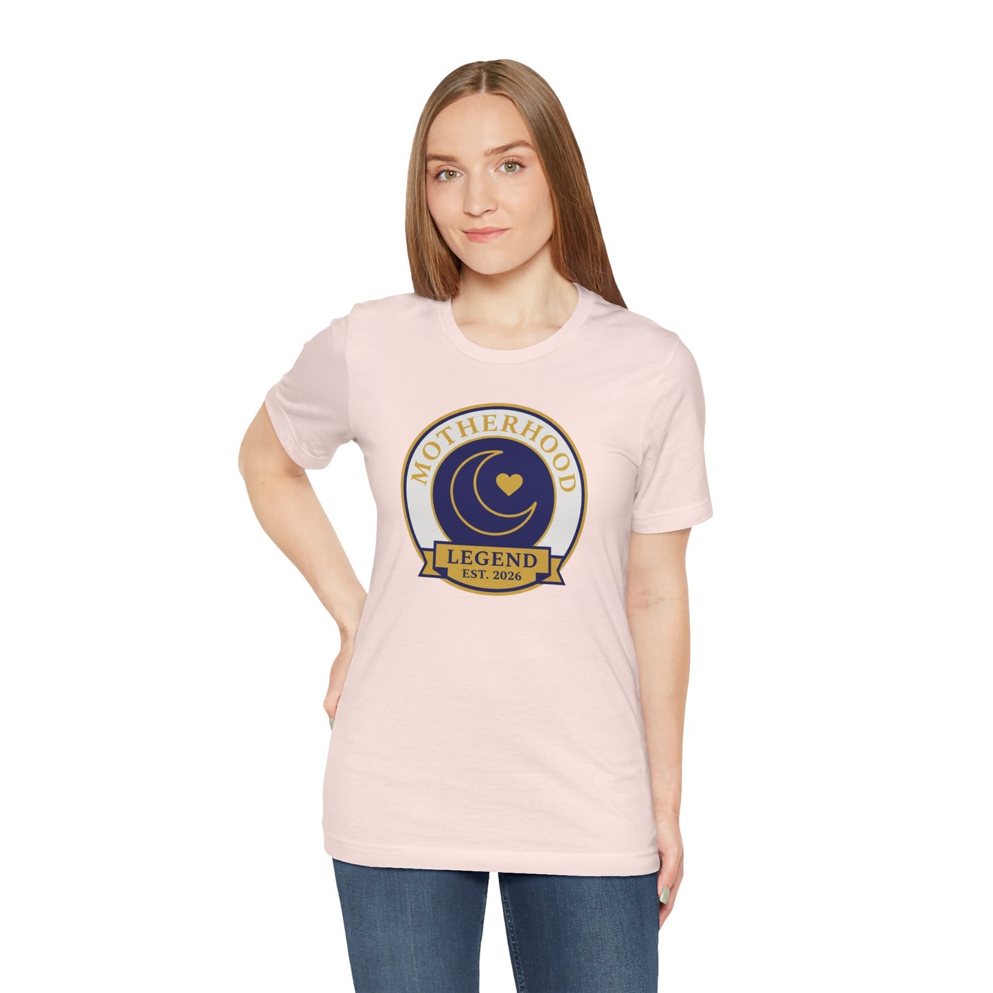 Motherhood Legend Tee – Est. 2026 Crescent Moon Shirt