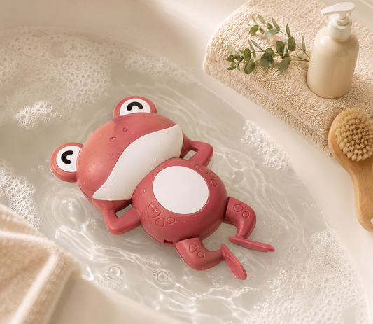 Frog Bath Toy - Non-toxic Plastic, Suitable for Water Games , Ideal Shower&Swimming Pool Game Partner, Gift for Summer Holiday