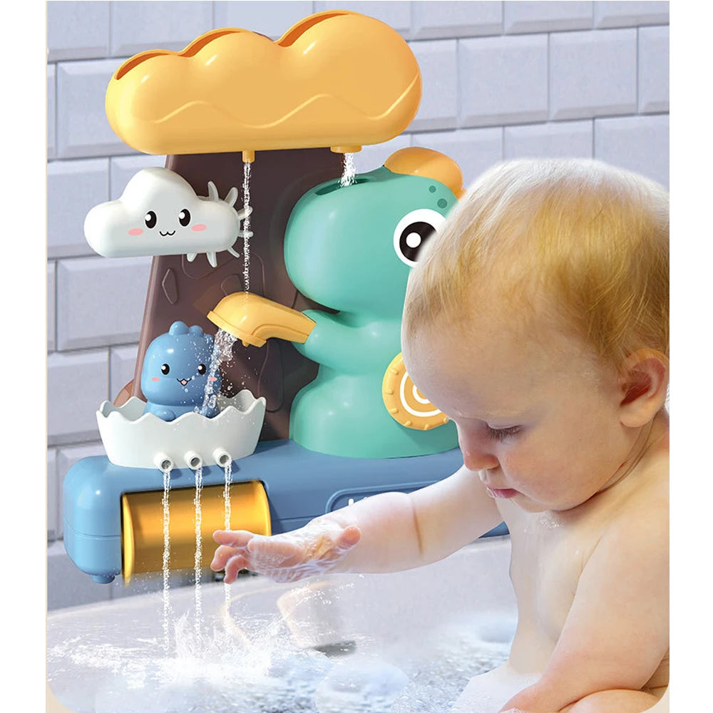 Toddler Dinosaur Bath Toy with Suction Cups