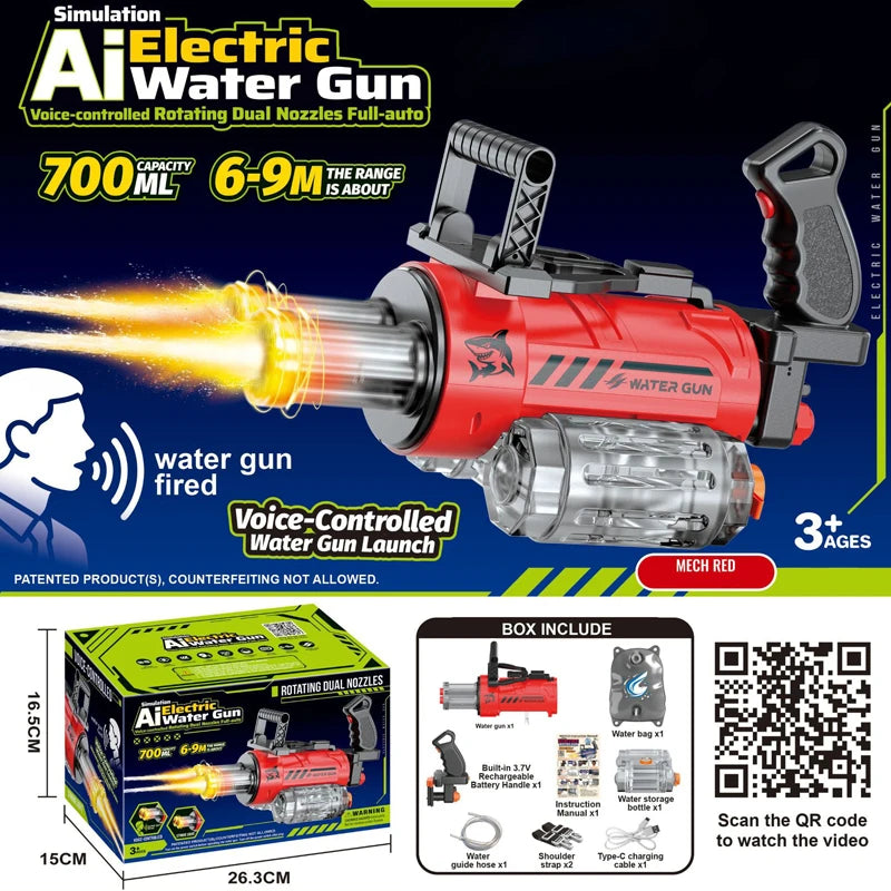 Electric Water Blaster for Outdoor Play