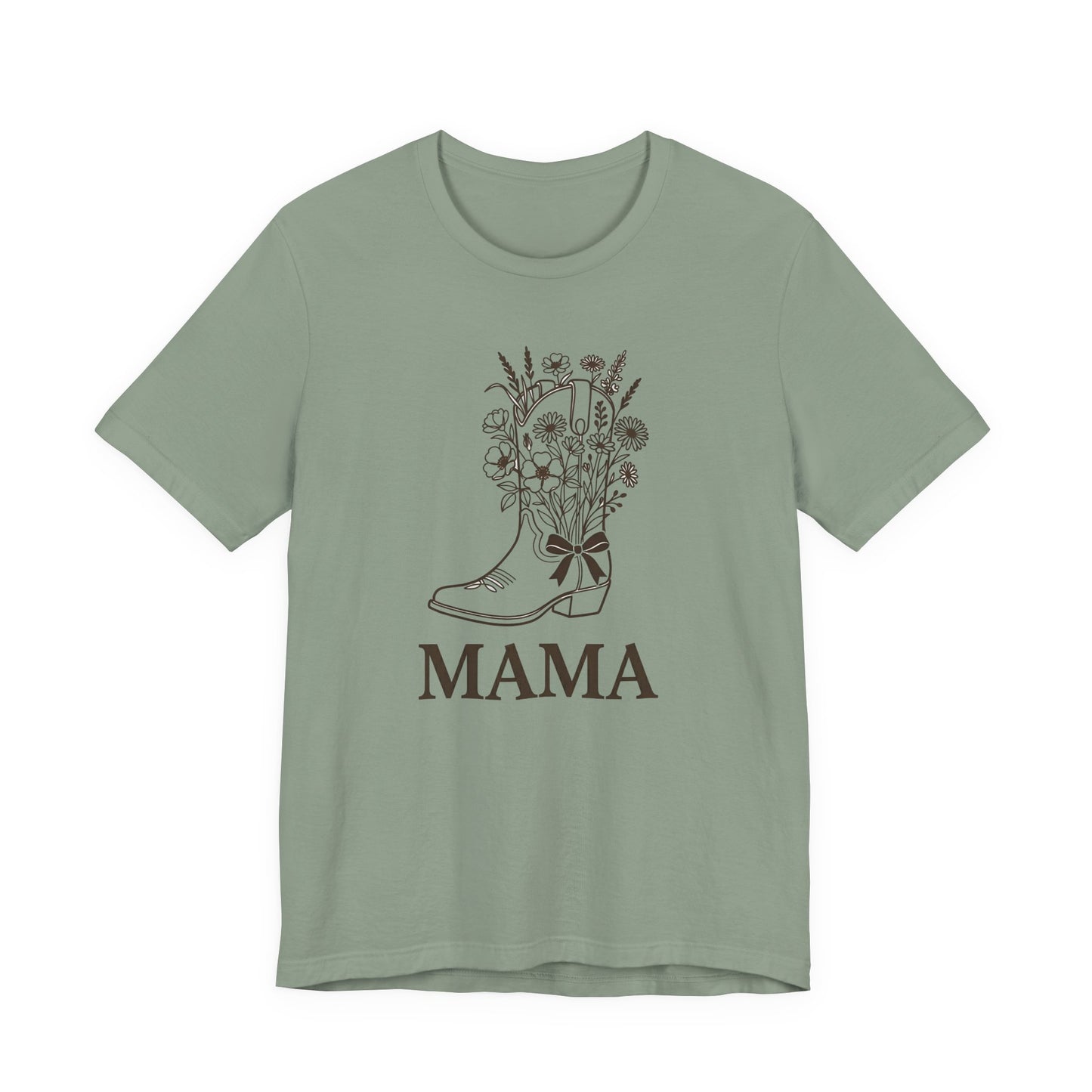 Floral Cowboy Boot Mama Shirt
