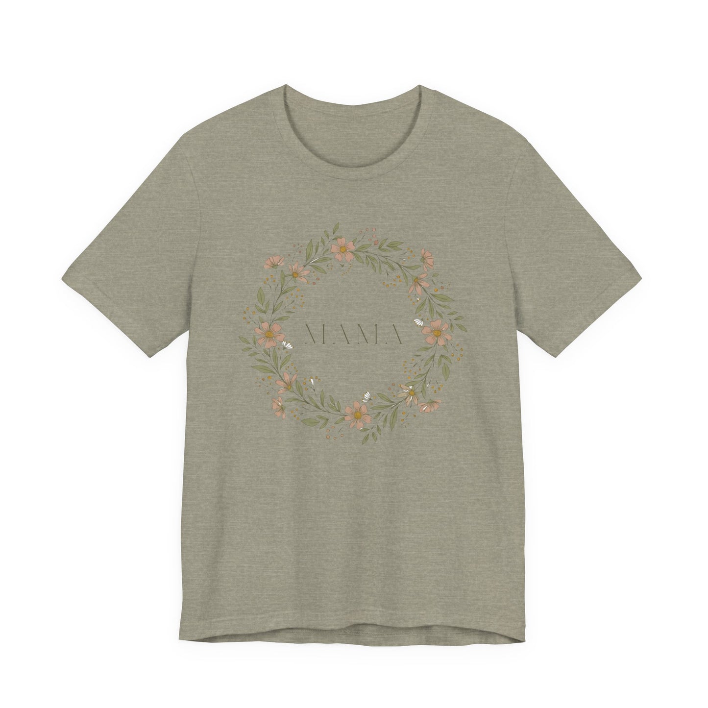 Mama Floral Wreath Tee