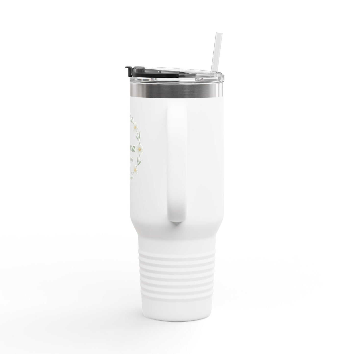 Mama Floral 40oz Insulated Travel Mug – Personalized Mom Tumbler