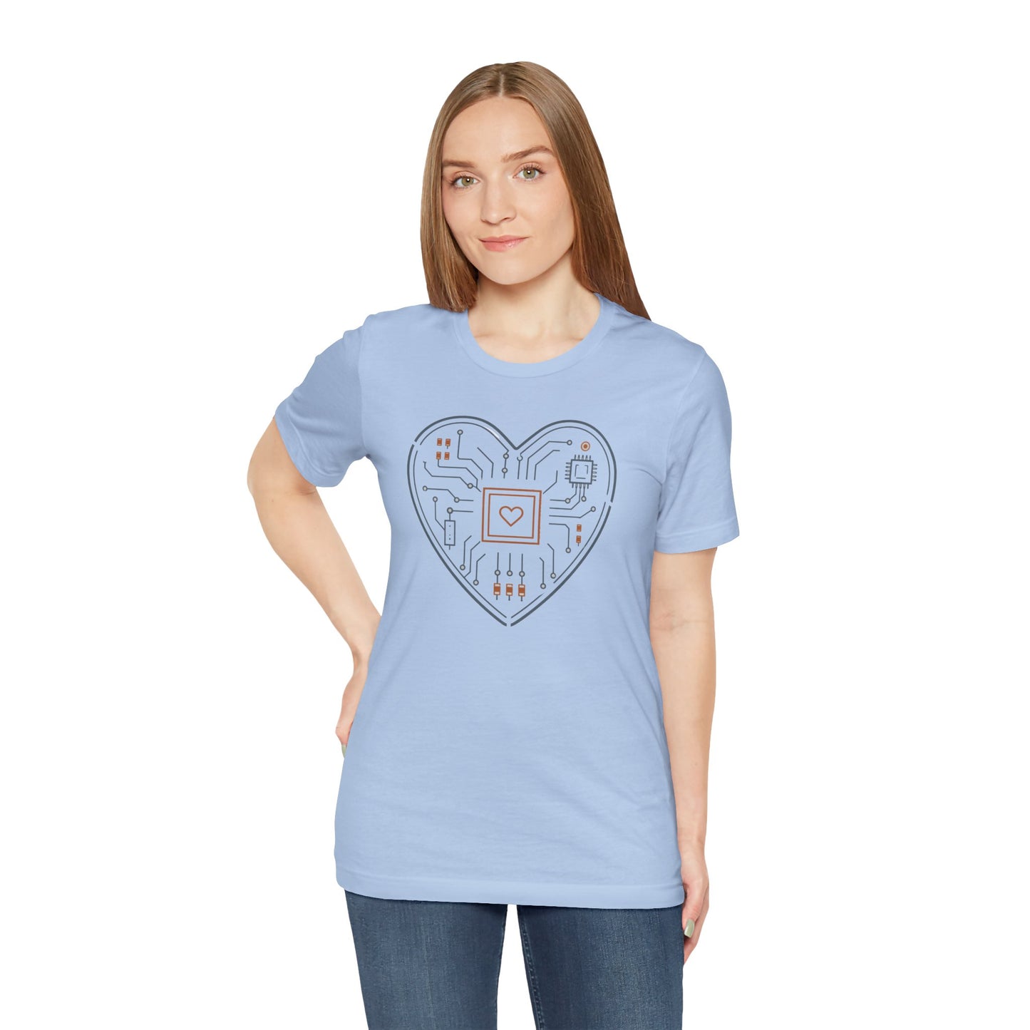 Motherboard Heart Mom Shirt