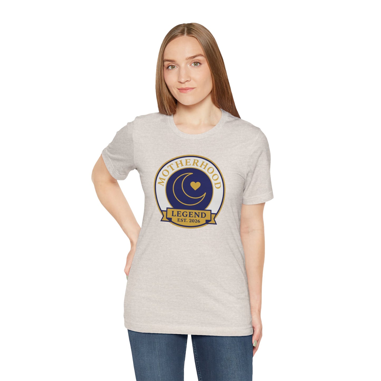 Motherhood Legend Tee – Est. 2026 Crescent Moon Shirt