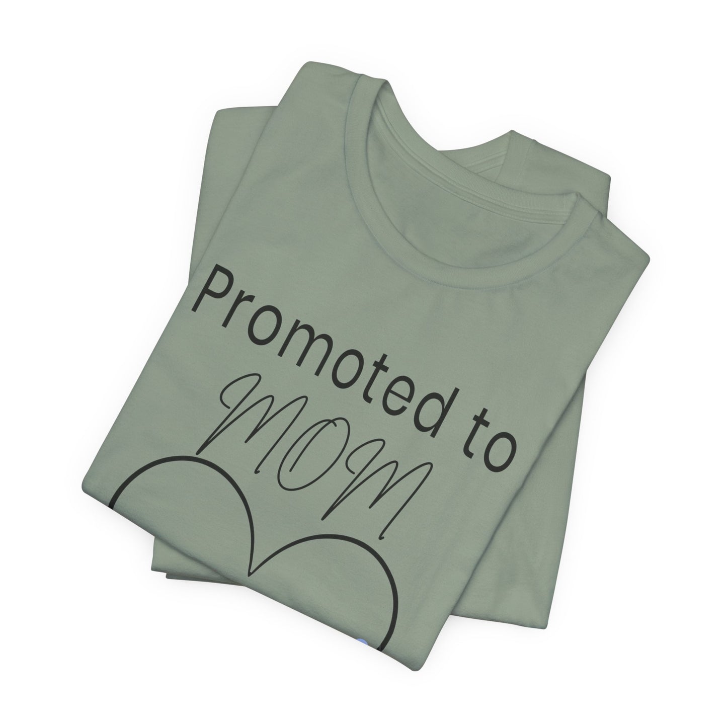 Promoted to Mom Personalized Tee