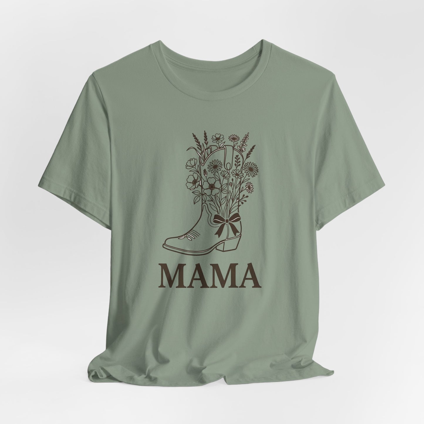 Floral Cowboy Boot Mama Shirt