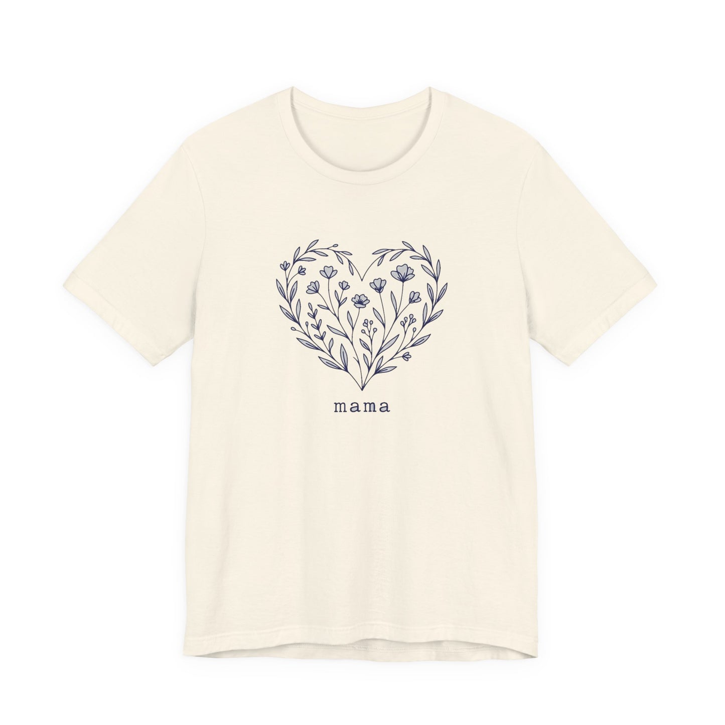 Minimalist Wildflower Heart Tee
