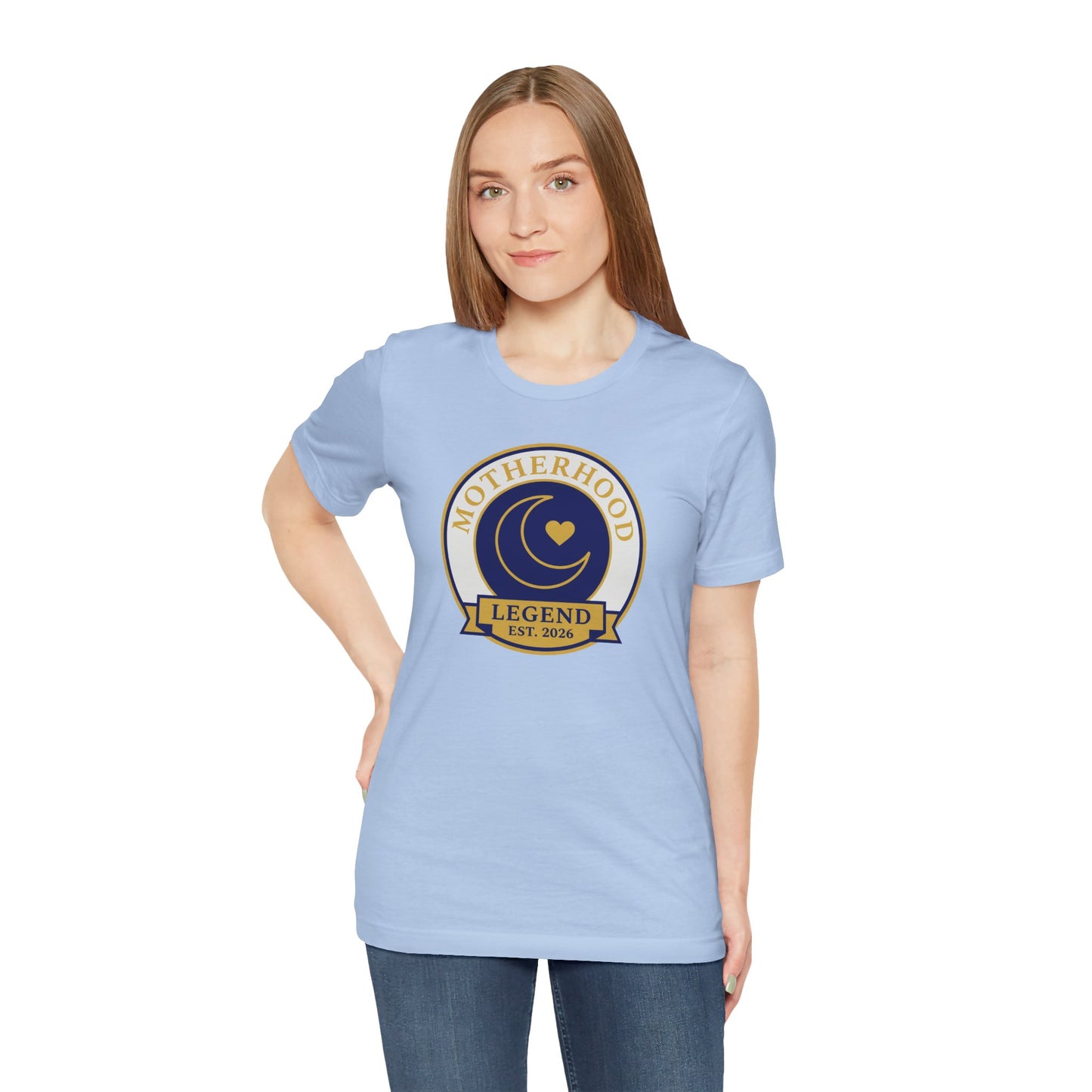 Motherhood Legend Tee – Est. 2026 Crescent Moon Shirt