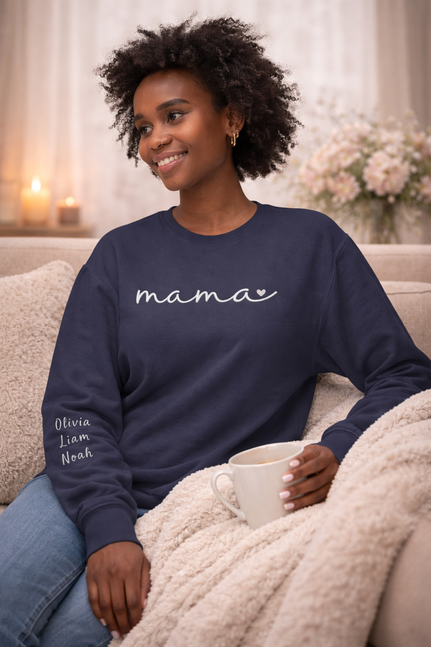 Custom Mama Names Sweatshirt