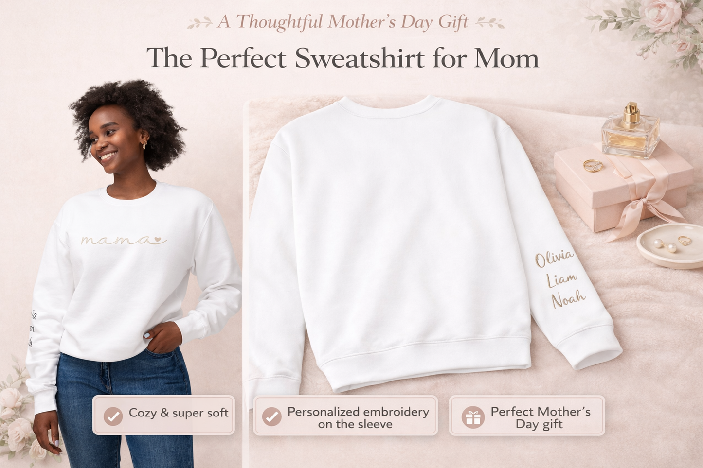 Custom Mama Names Sweatshirt