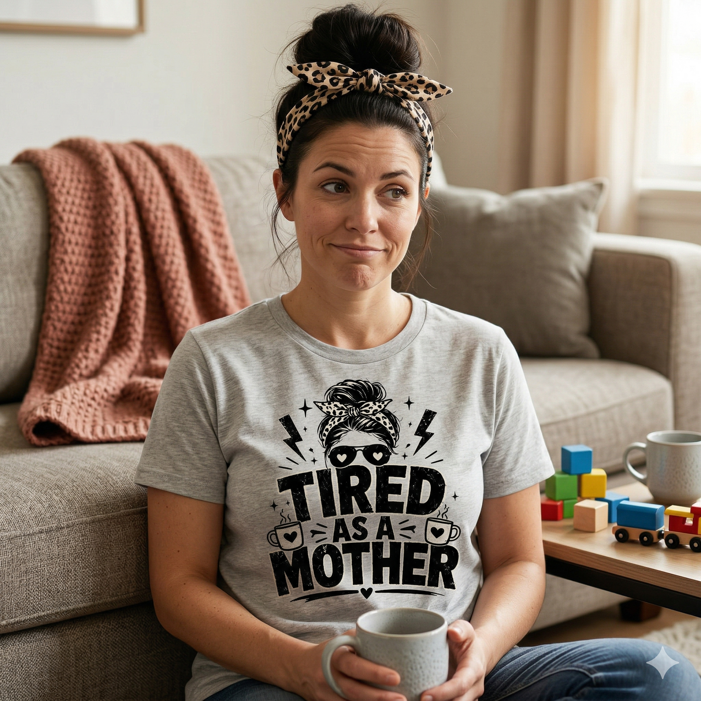 Tired as a Mother Coffee Tee