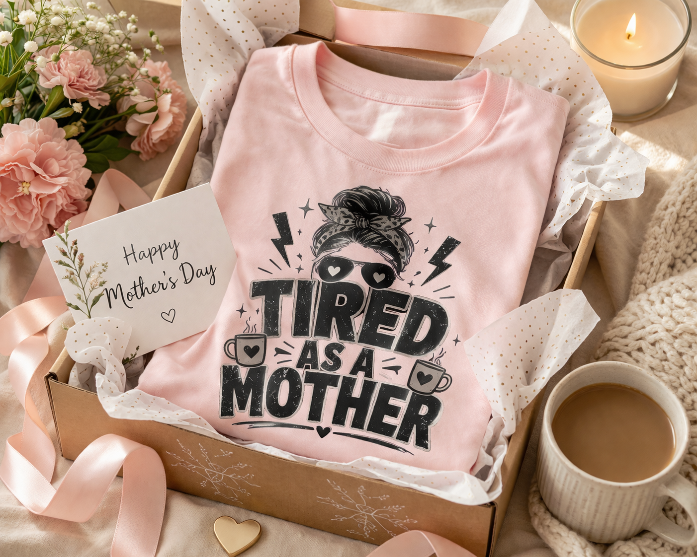 Tired as a Mother Coffee Tee