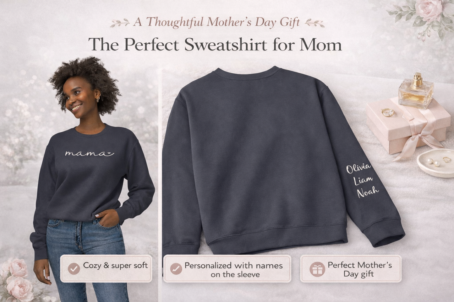 Custom Mama Names Sweatshirt