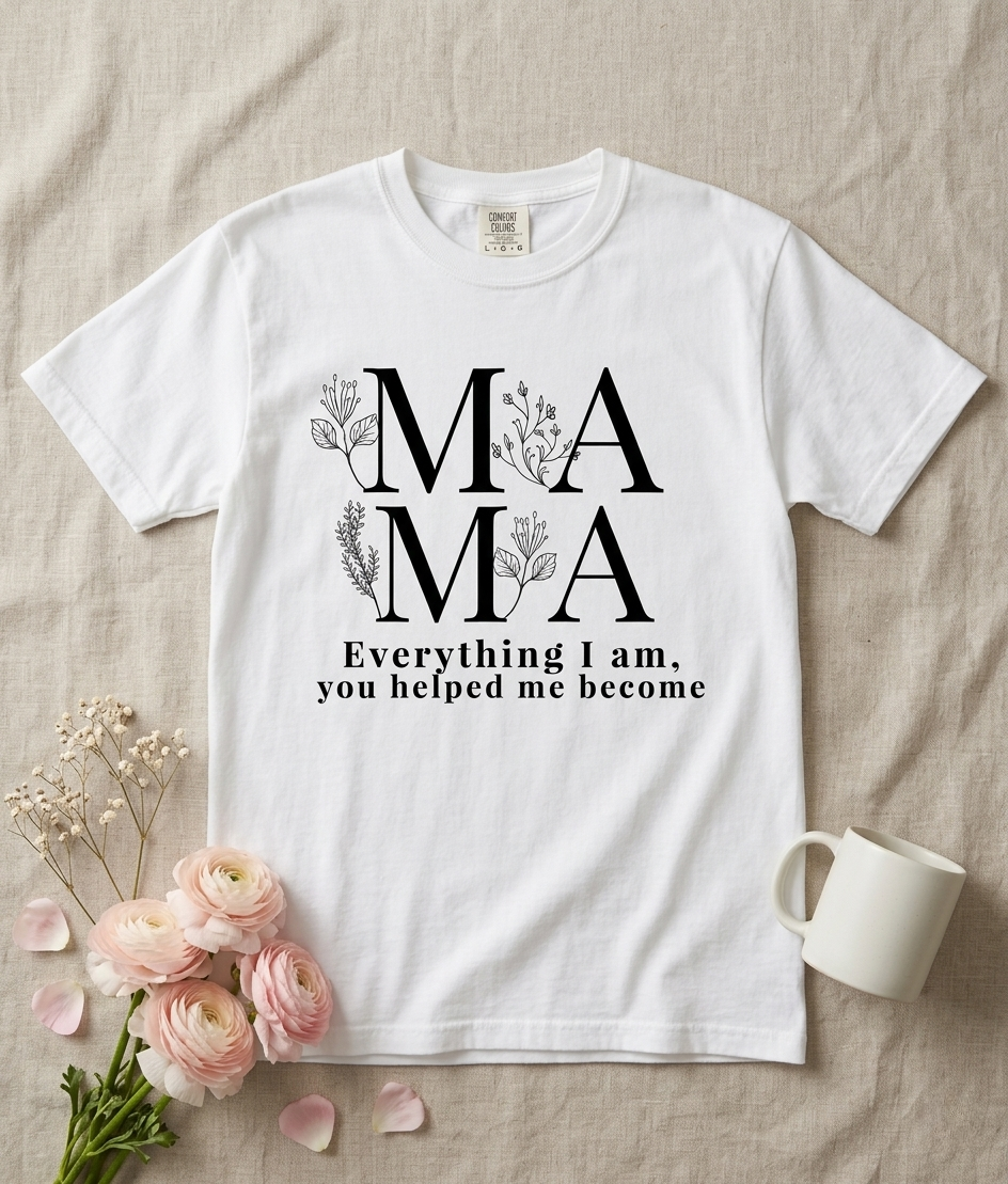 Everything I Am You Helped Me Become Tee