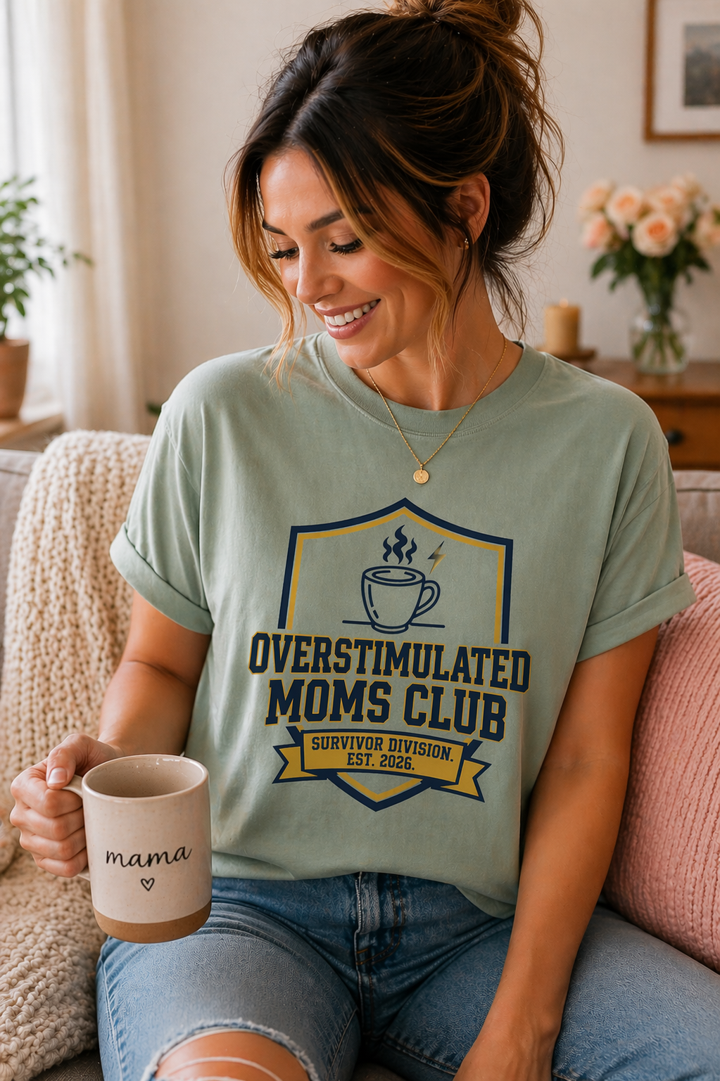 Overstimulated Moms Club T-Shirt