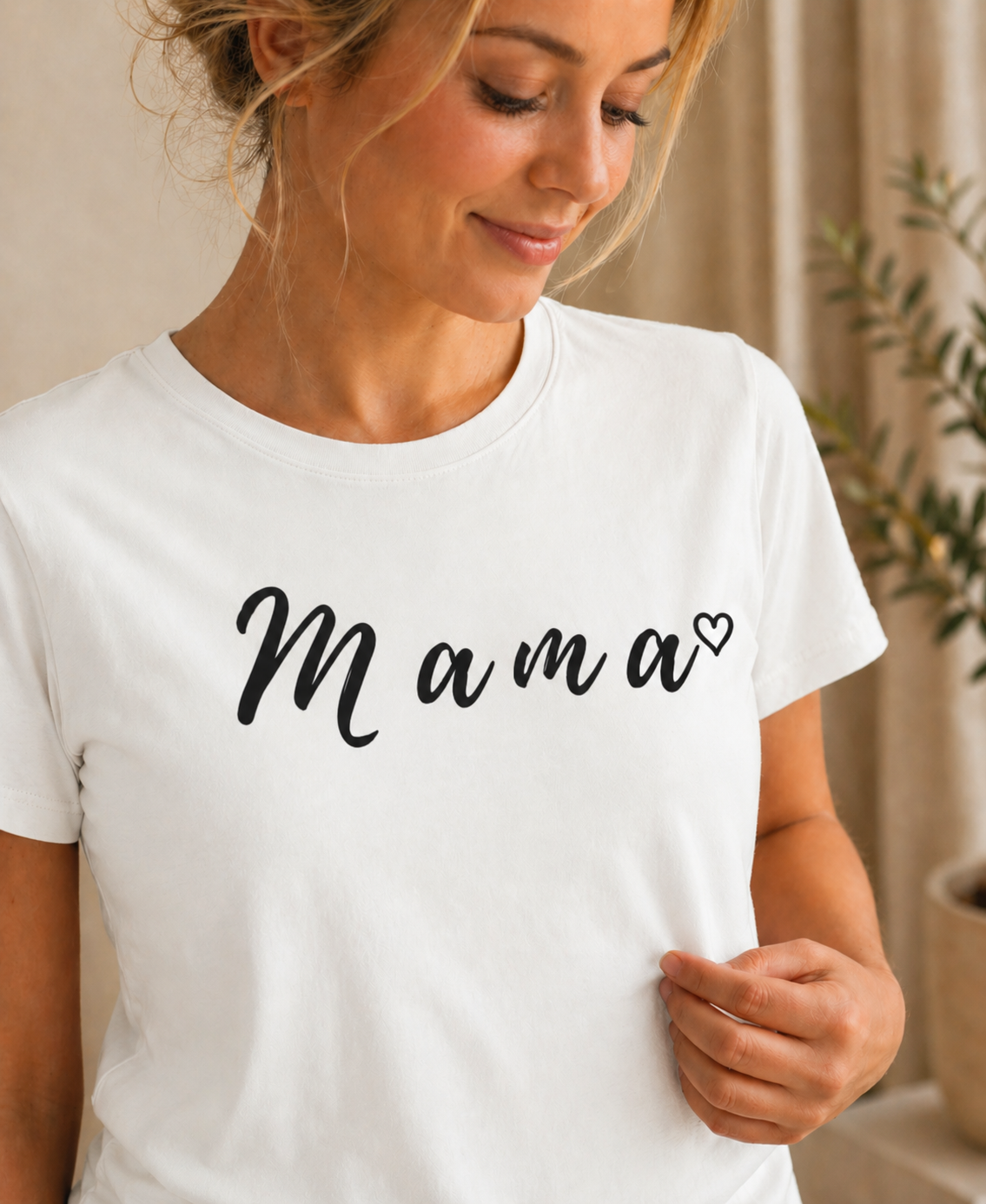 Mama Tee with Kids Names – A Gift She’ll Never Take Off