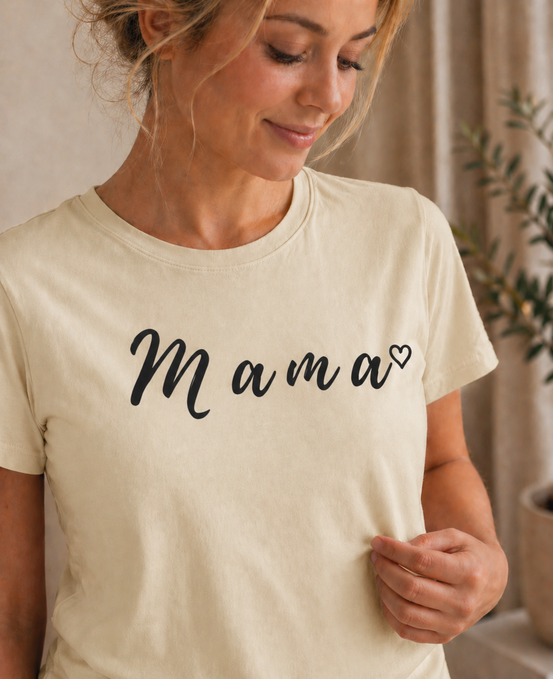 Mama Tee with Kids Names – A Gift She’ll Never Take Off