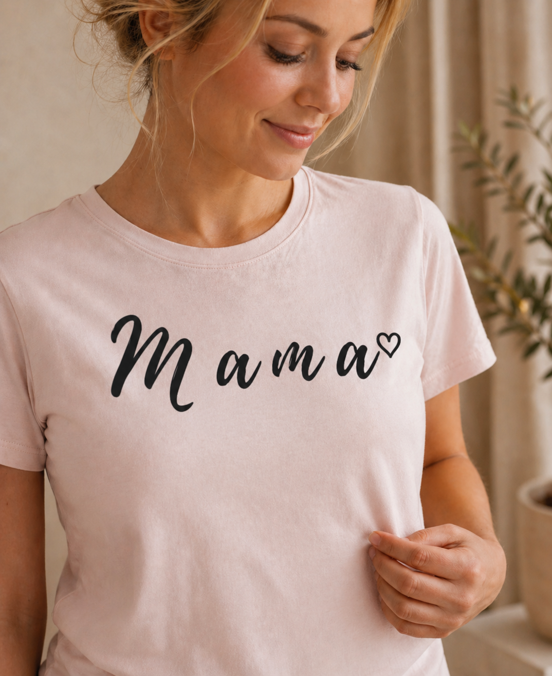 Mama Tee with Kids Names – A Gift She’ll Never Take Off