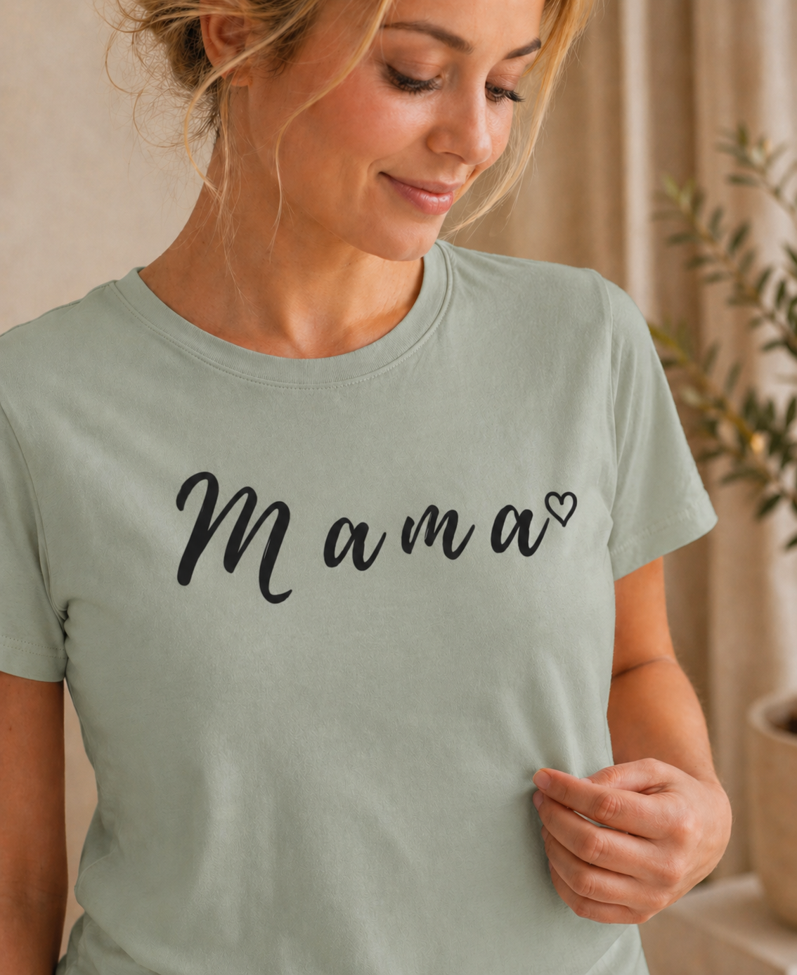 Mama Tee with Kids Names – A Gift She’ll Never Take Off