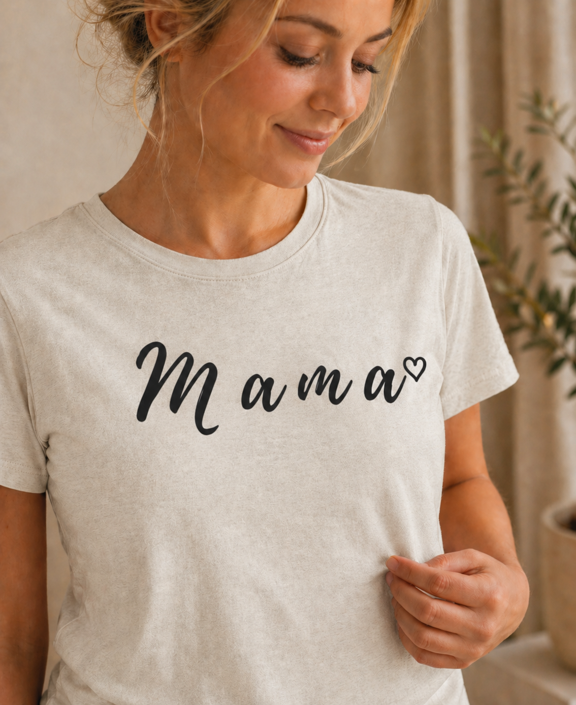Mama Tee with Kids Names – A Gift She’ll Never Take Off