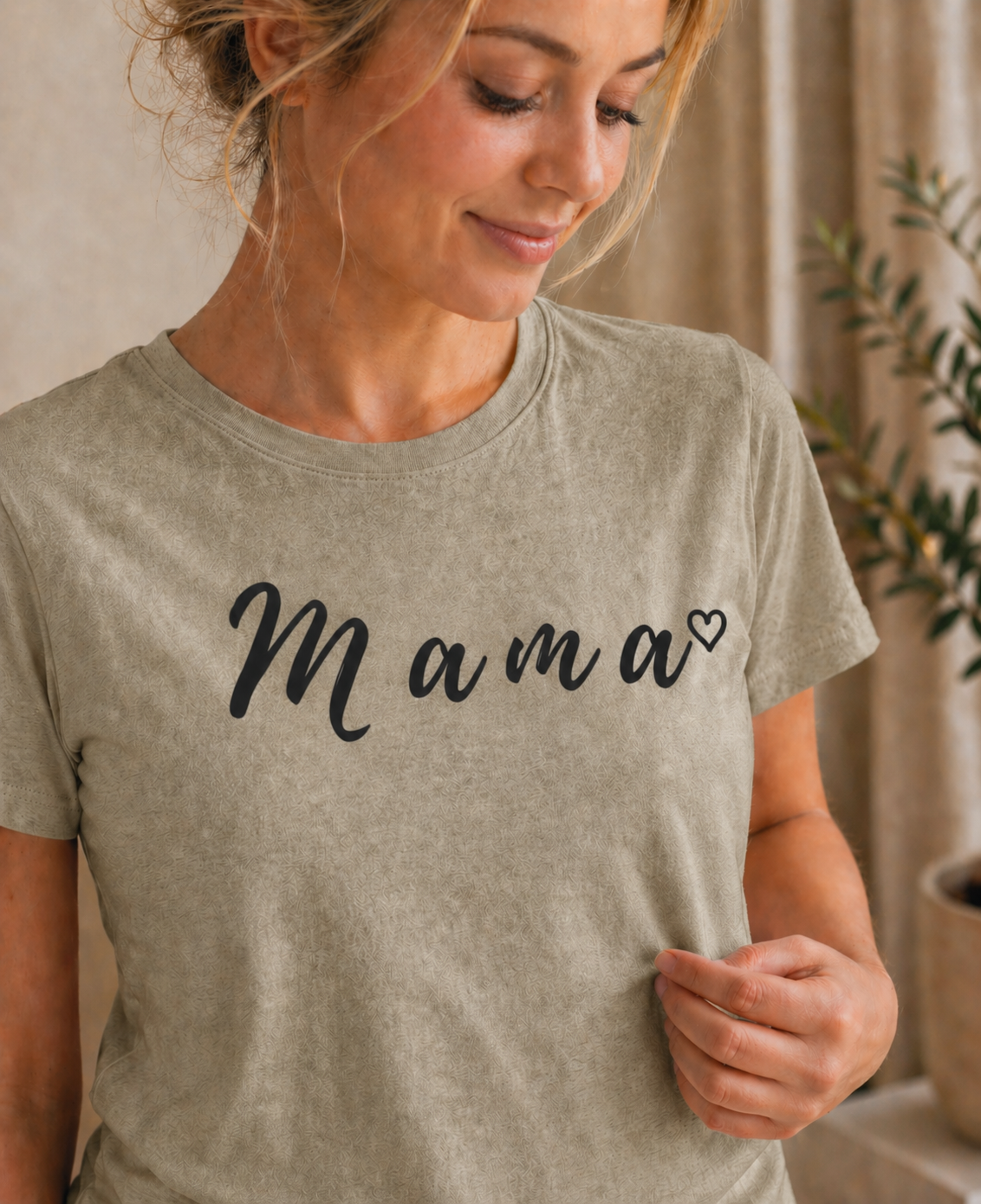 Mama Tee with Kids Names – A Gift She’ll Never Take Off