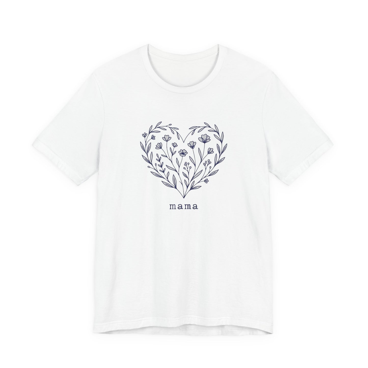 Minimalist Wildflower Heart Tee