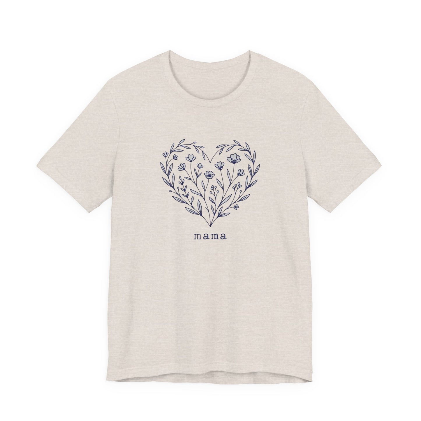 Minimalist Wildflower Heart Tee