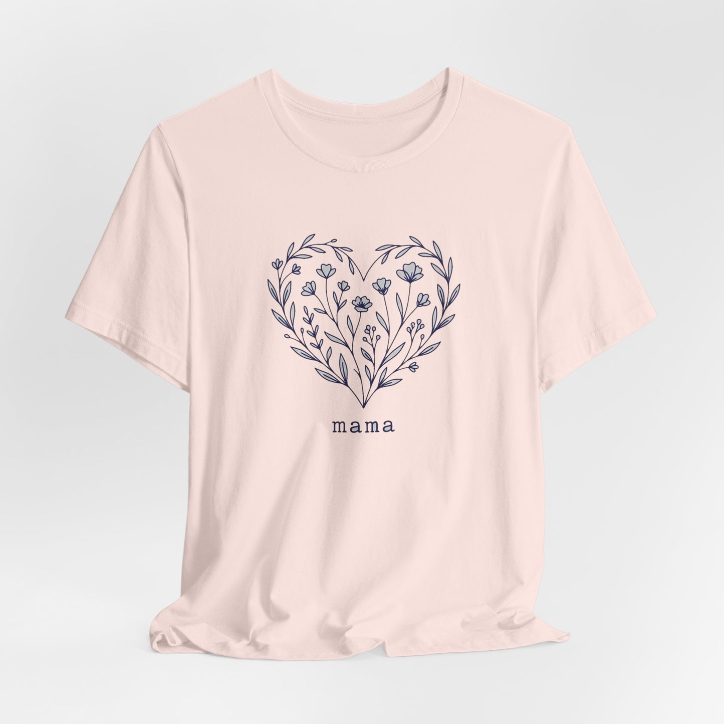 Minimalist Wildflower Heart Tee