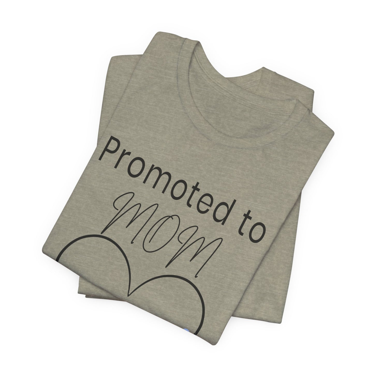 Promoted to Mom Personalized Tee