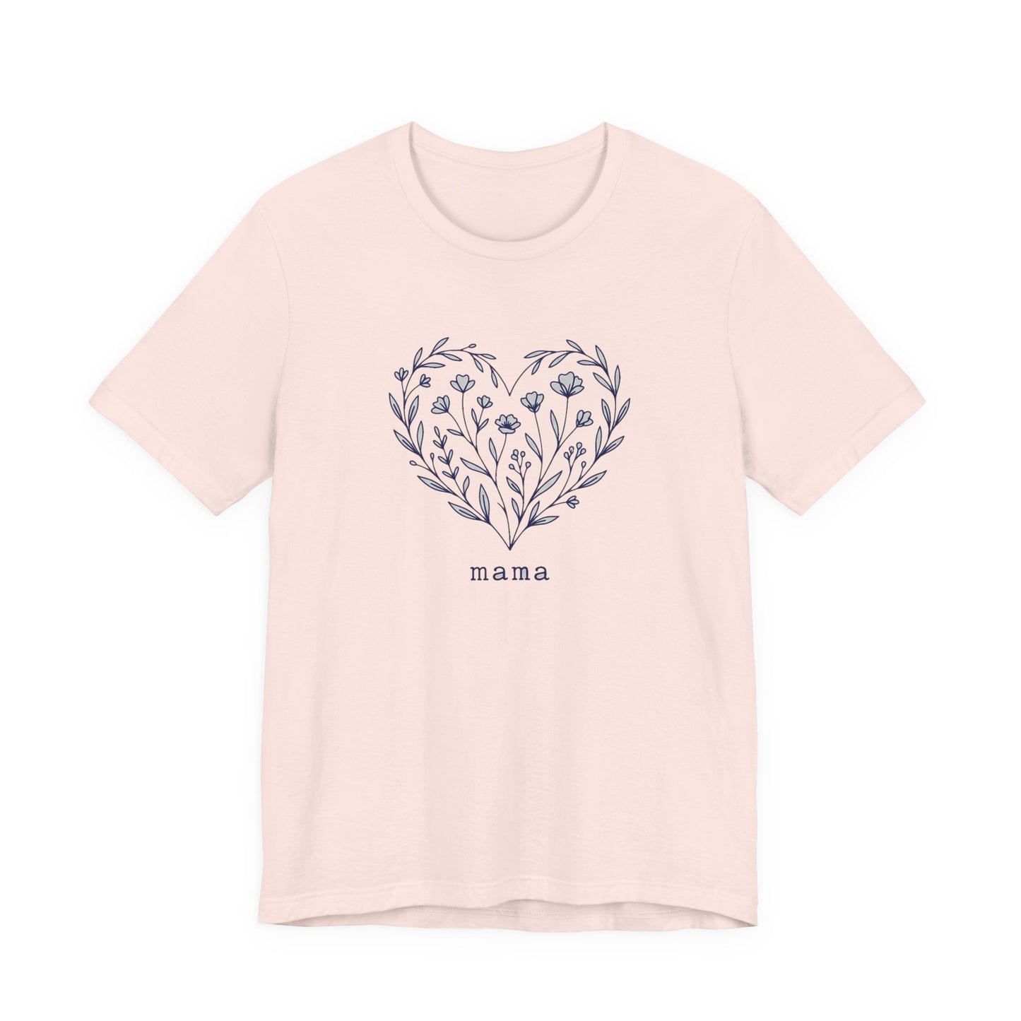 Minimalist Wildflower Heart Tee
