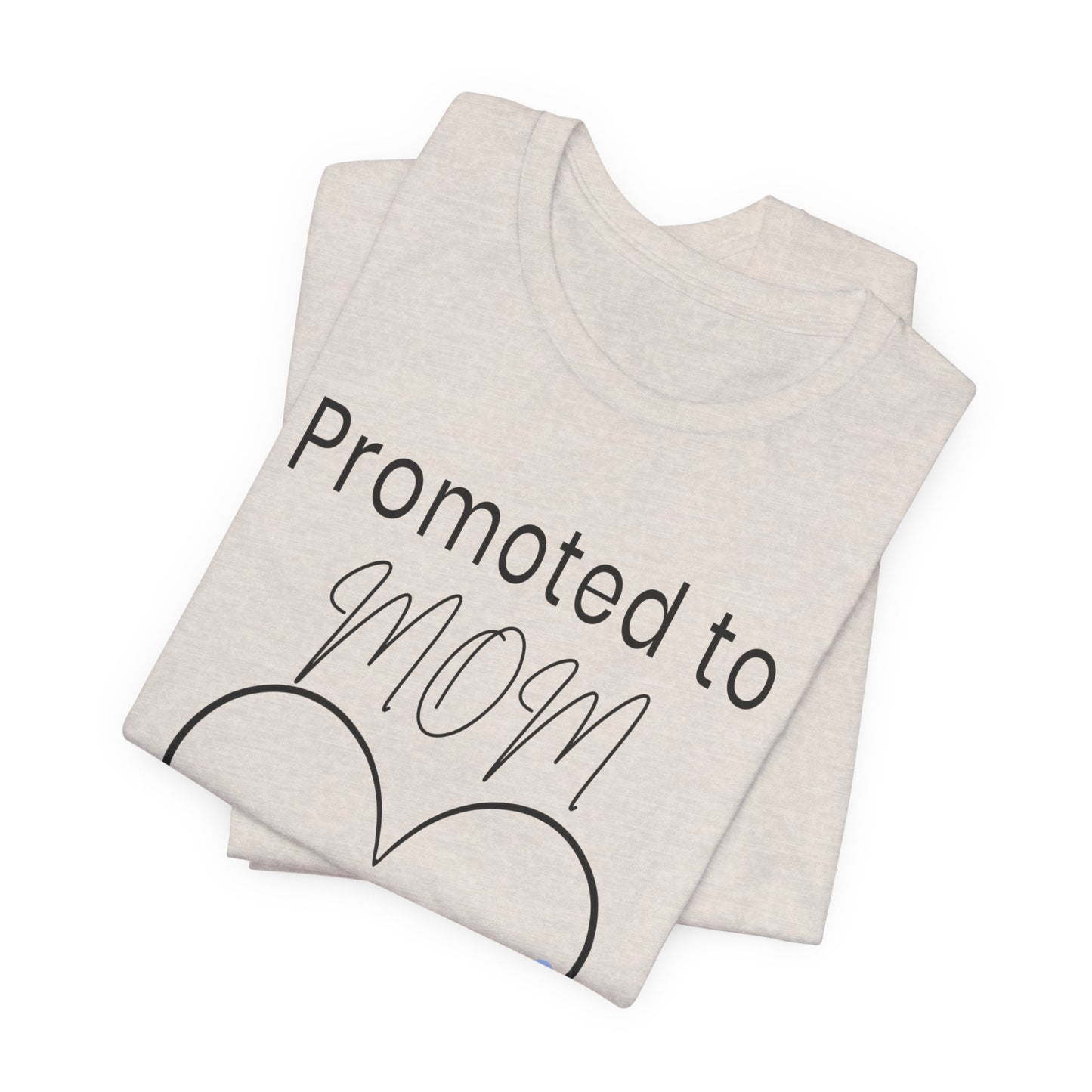 Promoted to Mom Personalized Tee