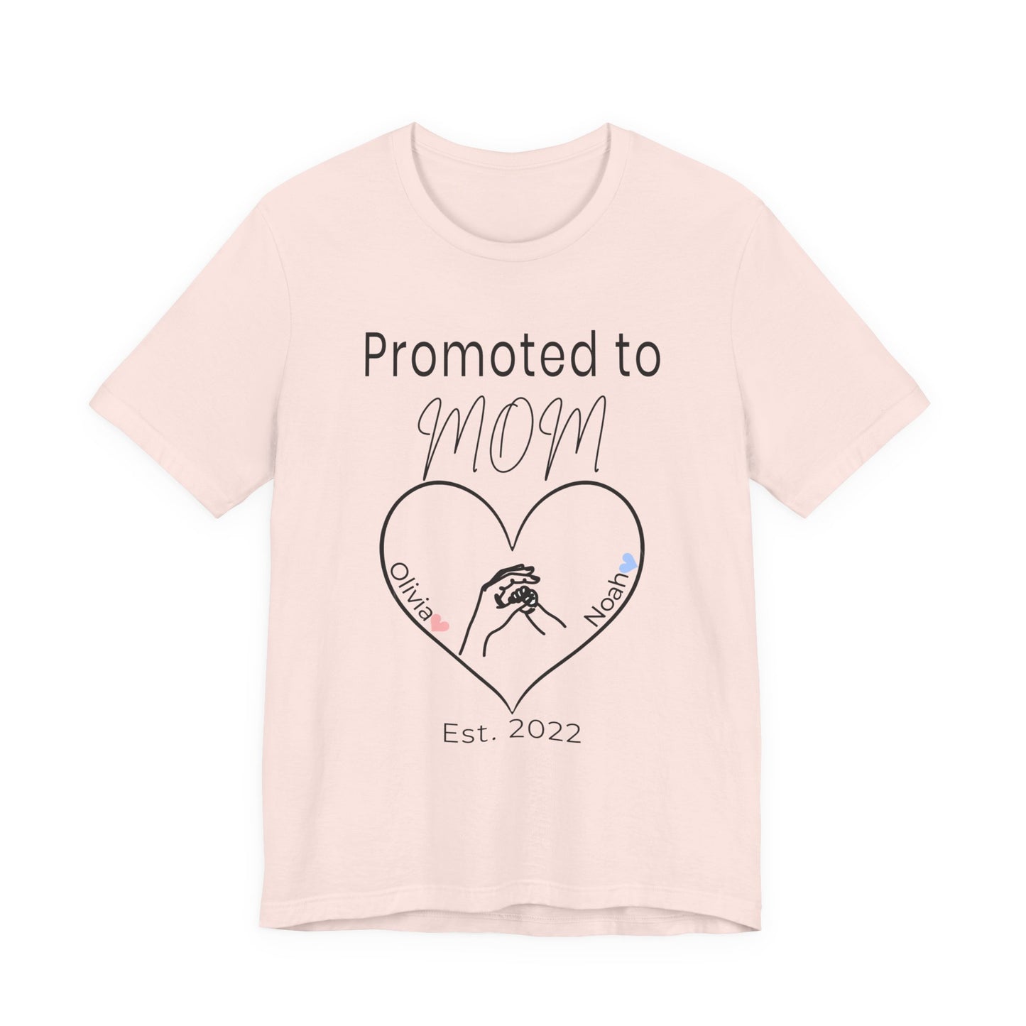 Promoted to Mom Personalized Tee
