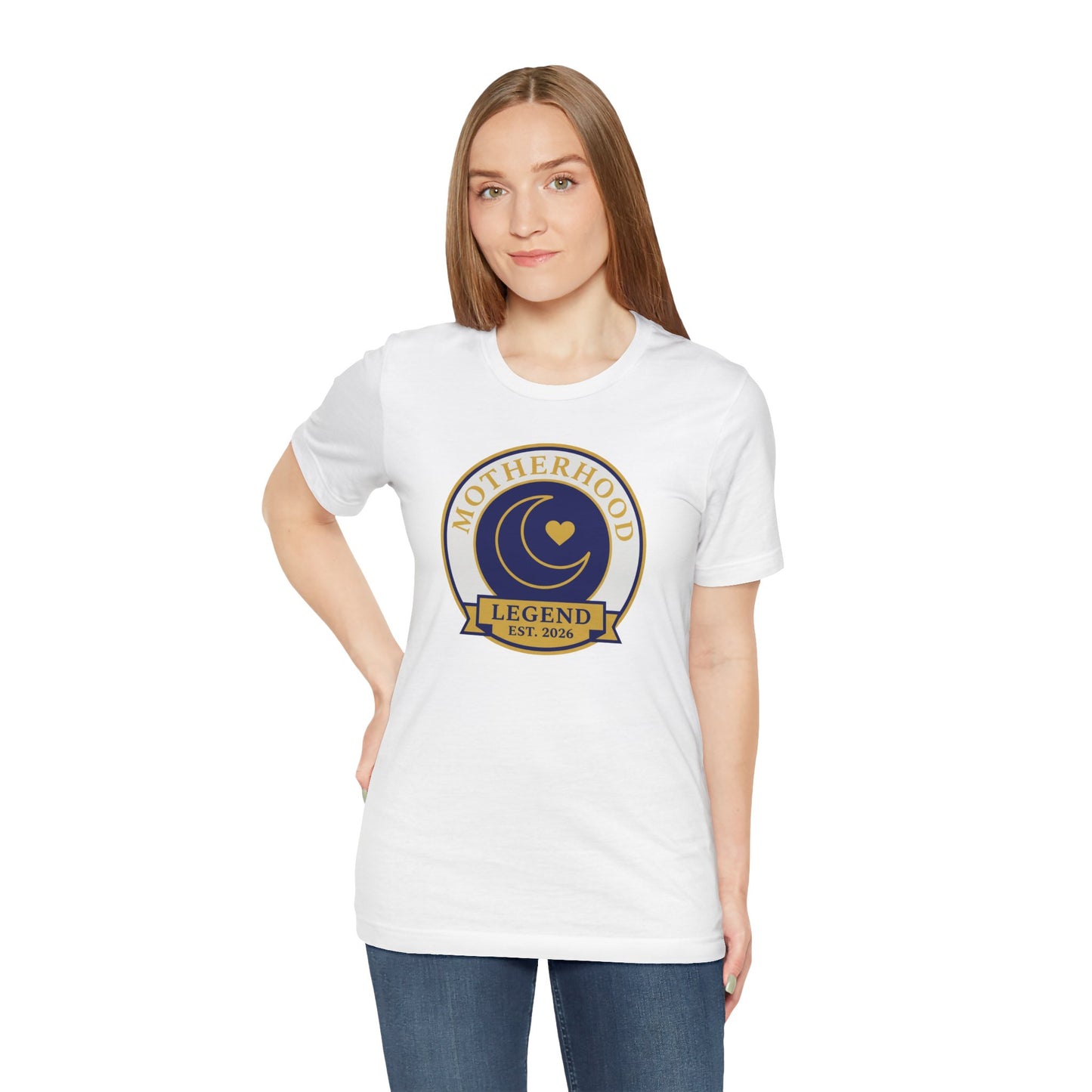 Motherhood Legend Tee – Est. 2026 Crescent Moon Shirt