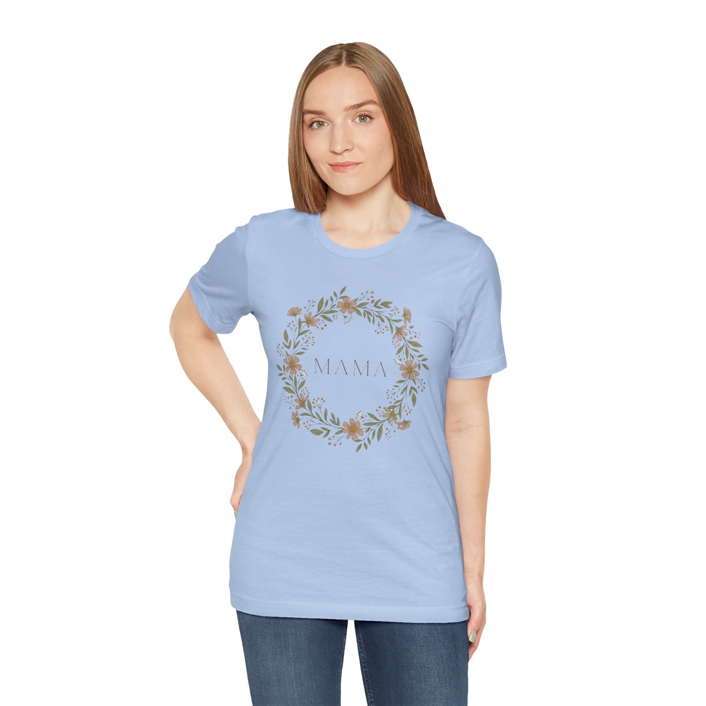 Mama Floral Wreath Tee