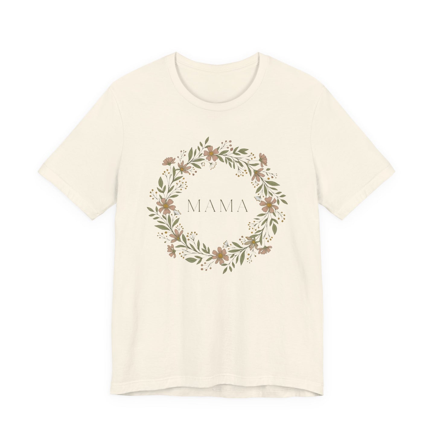 Mama Floral Wreath Tee