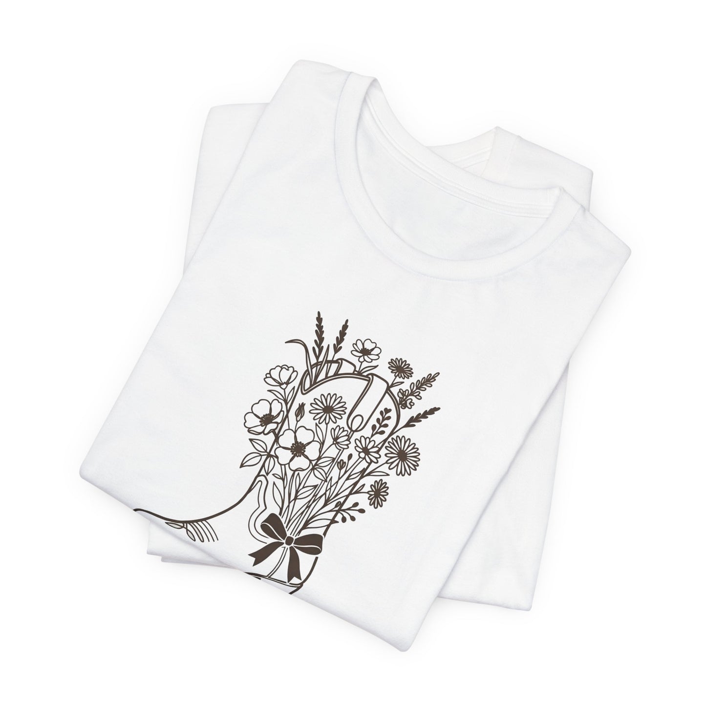 Floral Cowboy Boot Mama Shirt