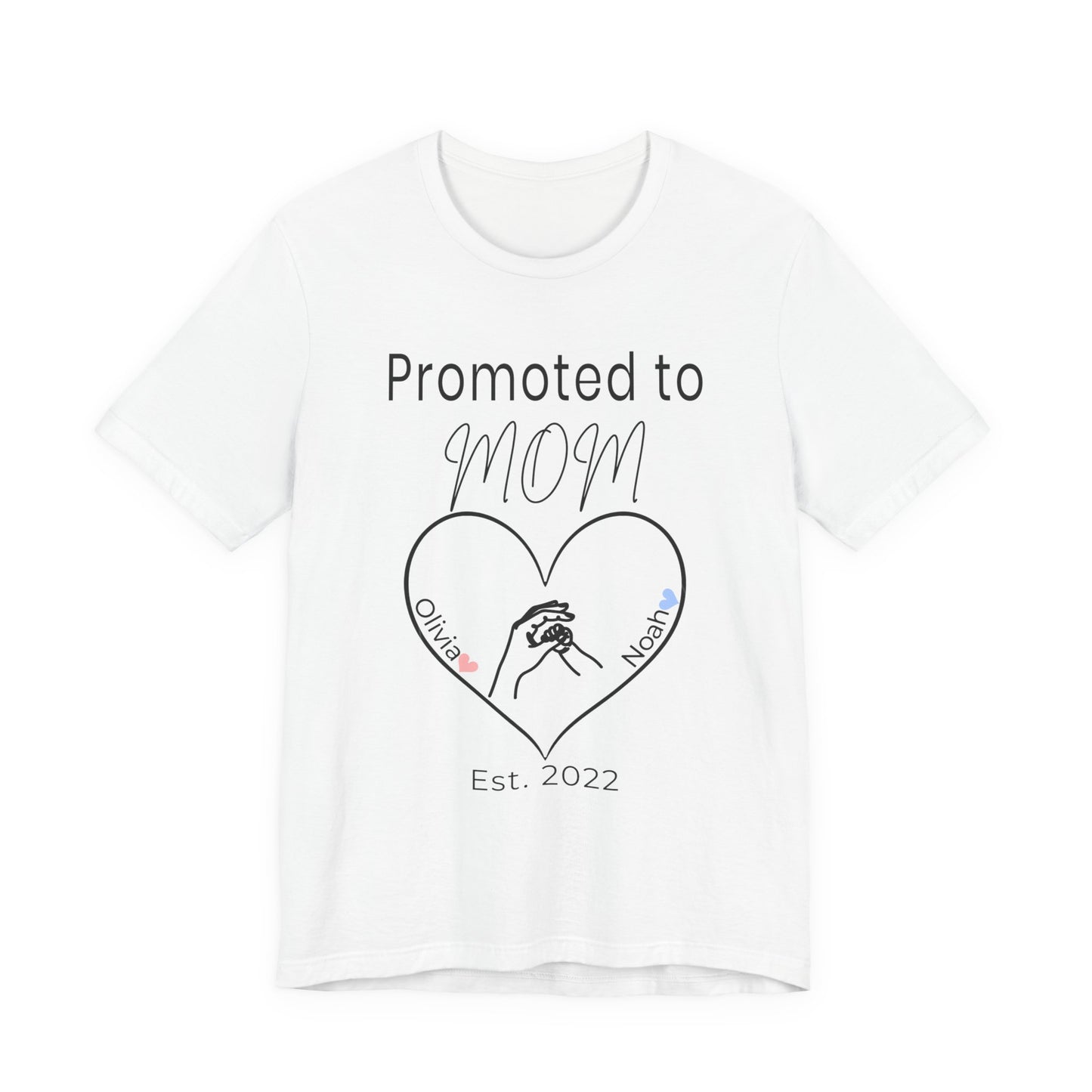 Promoted to Mom Personalized Tee
