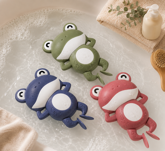 Frog Bath Toy - Non-toxic Plastic, Suitable for Water Games , Ideal Shower&Swimming Pool Game Partner, Gift for Summer Holiday