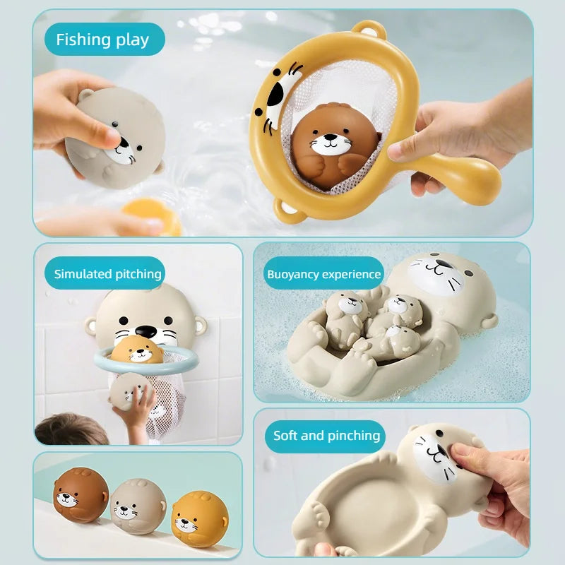 Floating Animal Bath Toy Set
