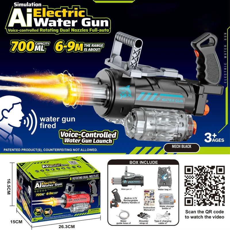 Electric Water Blaster for Outdoor Play