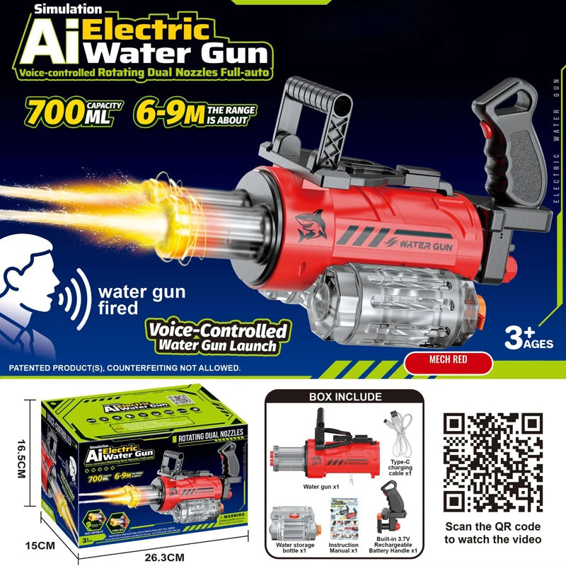 Electric Water Blaster for Outdoor Play