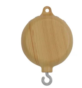 Crib Mobile Rattle Baby Wooden Bed Bell Baby Rattles Soft Felt Cartoon Bear Toys Crib Mobile Bed Bell Wood Toy Bracket Kid Gifts