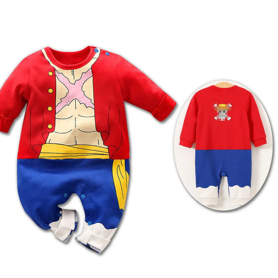 Baby Animation Role Rompers Newborn Training Outfit Infant Halloween Cartoon Cosplay Costume Jumpsuit Easter Kids Anime Clothes