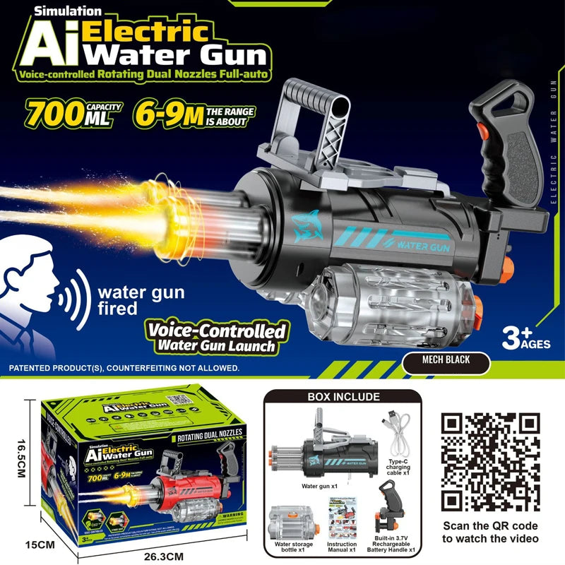 Electric Water Blaster for Outdoor Play