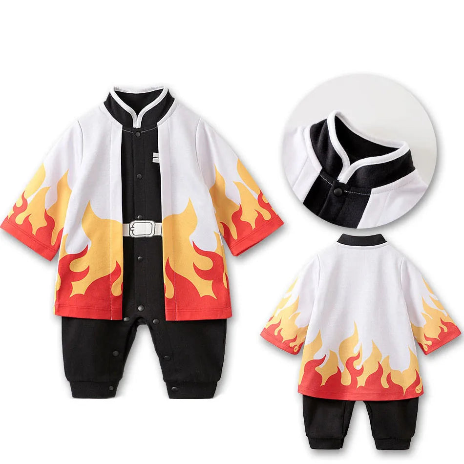 Baby Animation Role Rompers Newborn Training Outfit Infant Halloween Cartoon Cosplay Costume Jumpsuit Easter Kids Anime Clothes