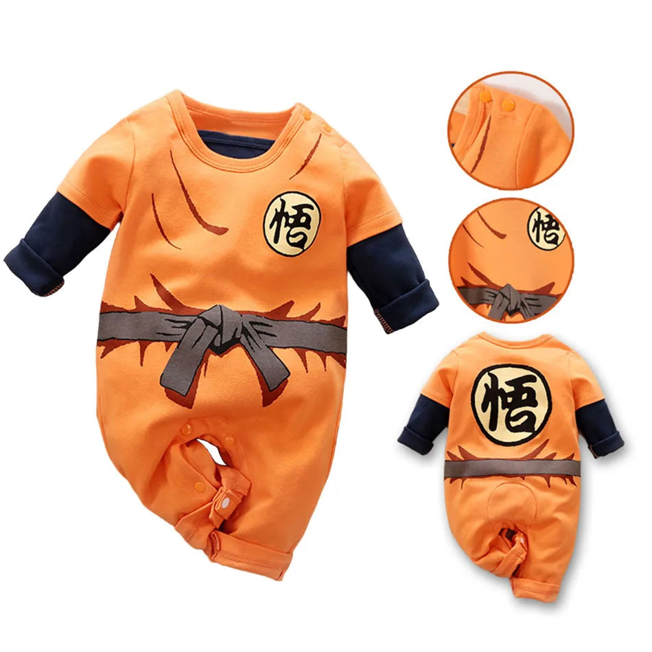 Baby Animation Role Rompers Newborn Training Outfit Infant Halloween Cartoon Cosplay Costume Jumpsuit Easter Kids Anime Clothes