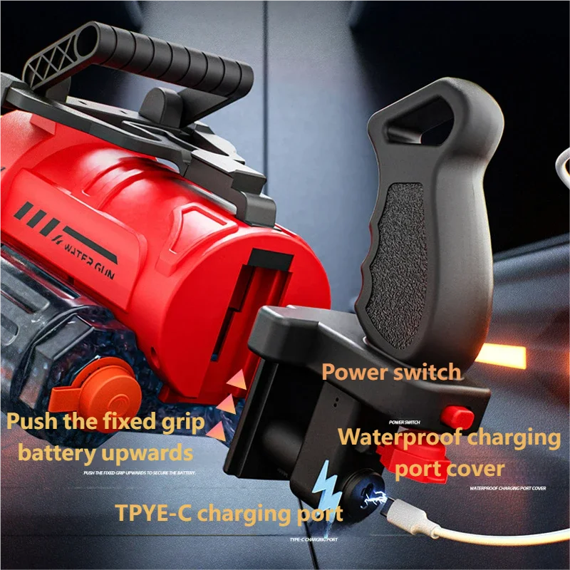 Electric Water Blaster for Outdoor Play