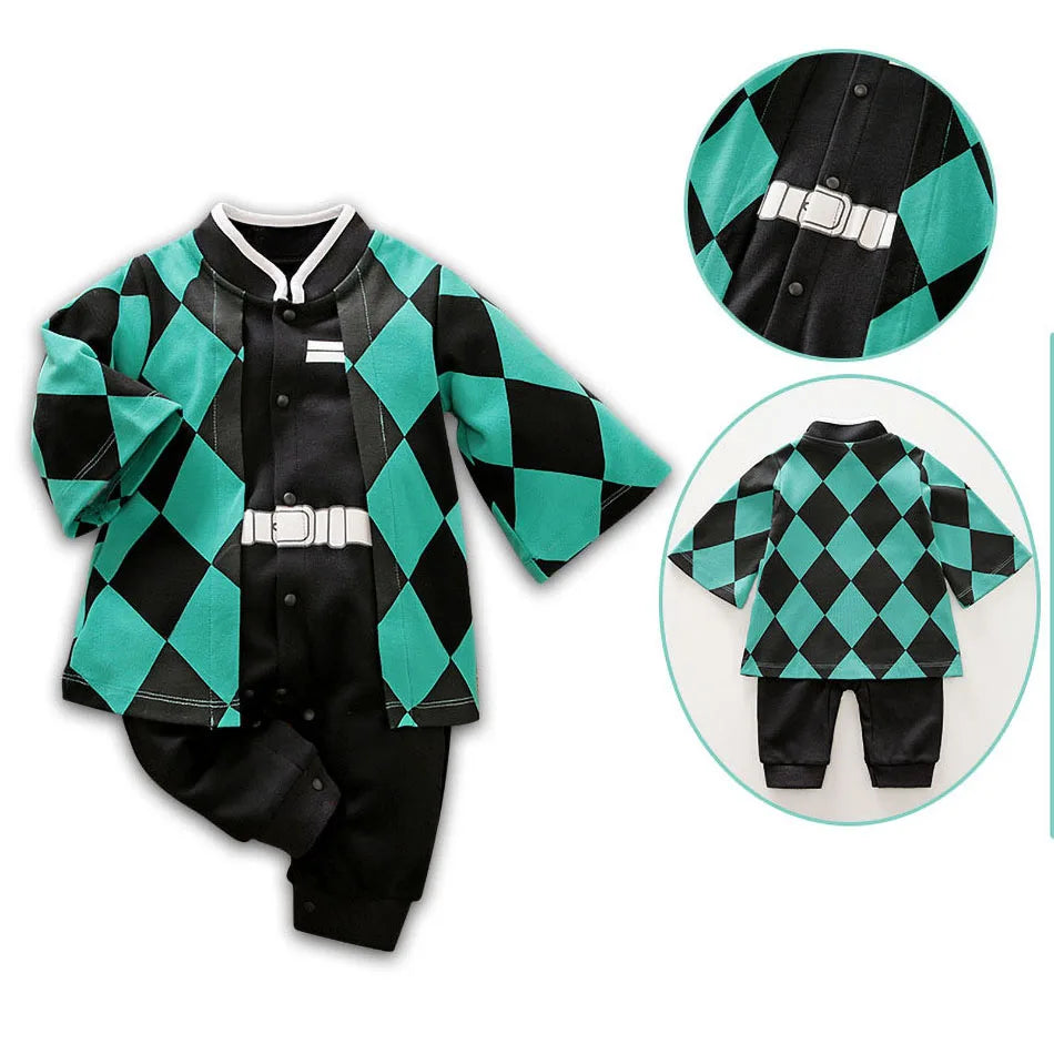Baby Animation Role Rompers Newborn Training Outfit Infant Halloween Cartoon Cosplay Costume Jumpsuit Easter Kids Anime Clothes