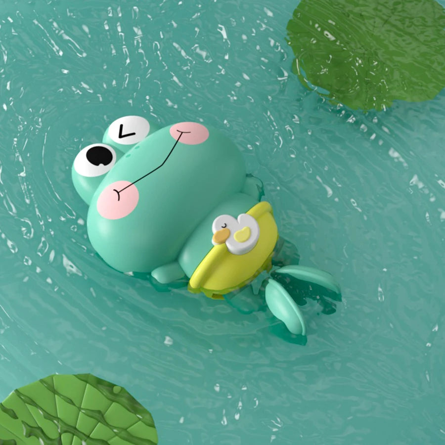 Floating Frog Bath Toy Set